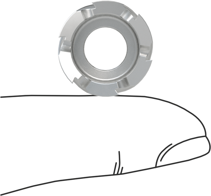 Sac Metal için Delik Testere, 1/4" Kesme Derinliği, 17 mm Çap