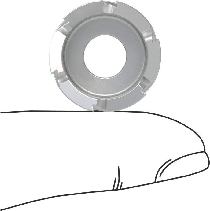 Sac Metal için Delik Testere, 1/4" Kesme Derinliği, 20 mm Çap