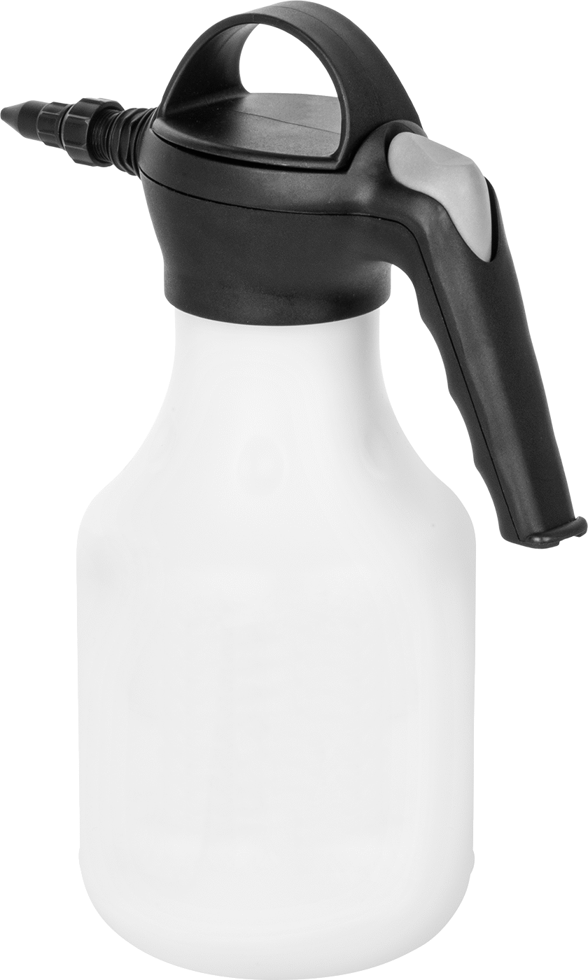 Küçük Kapasiteli Plastik El Pompalı Püskürtücü, Konik/akışlı dağıtım, 48 FL. oz. Kapasite, 5" Çap