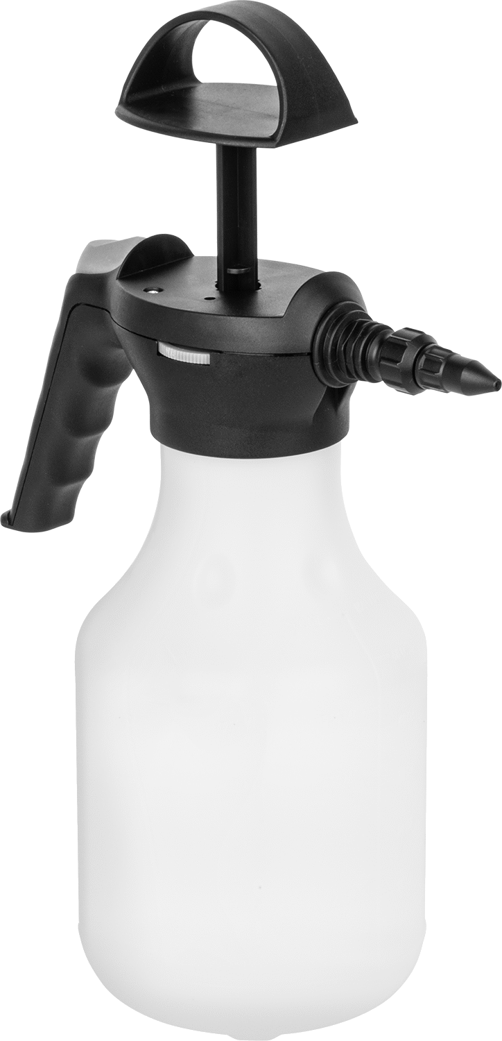 Küçük Kapasiteli Plastik El Pompalı Püskürtücü, Konik/akışlı dağıtım, 48 FL. oz. Kapasite, 5" Çap