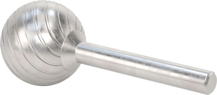 1/4" Çaplı Şaftlı Karbür Freze Ucu, Bilye, Anma Numarası SD-9, Tek Kesimli Diş