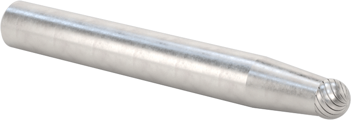 1/4" Çaplı Şaftlı Karbür Freze Ucu, Bilye, Anma Numarası SD-14, Tek Kesimli Diş