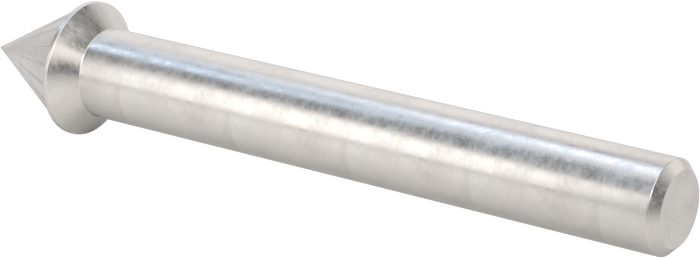 1/4" Çaplı Şaftlı Karbür Freze Ucu, Koni, Anma Numarası SJ-3, Tek Kesimli Diş