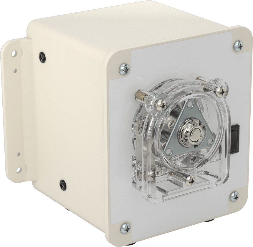 Sabit Akış Hızlı Ölçüm Peristaltik Pompa, 120V AC, 1/8" İç Çaplı Boru ile Günde 42 Galon