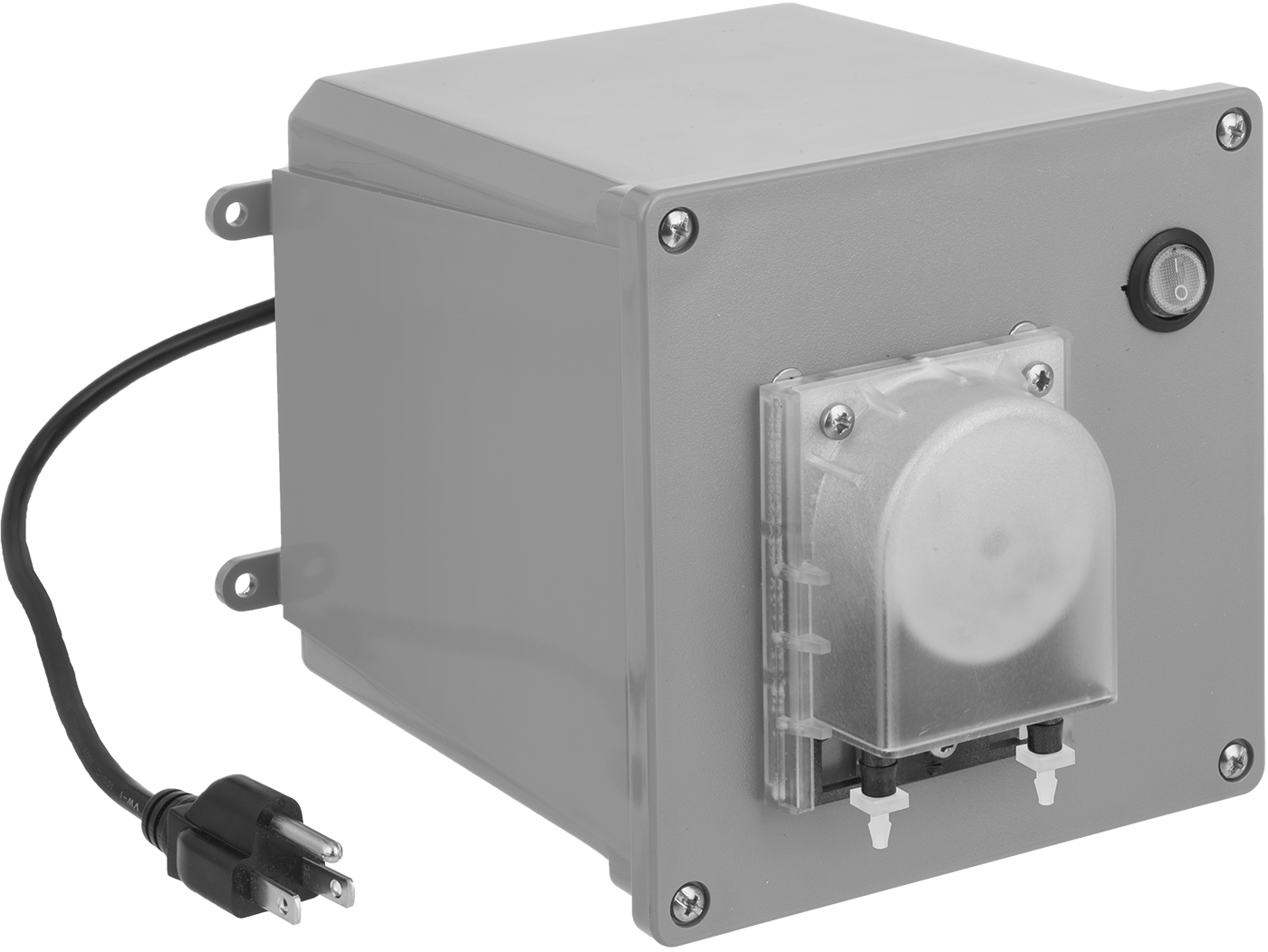 Sabit Akış Hızlı Ölçüm Peristaltik Pompa, 115V AC, PVDF ve Viton® ® Kauçuk, 45,6 Galon/Gün