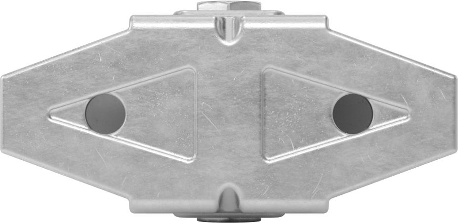 T-Yivli Çerçeve Tekerleği, Rigid, 1,5" ve 40 mm Yüksek Ray için, 3" Poliüretan Tekerlek
