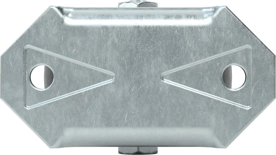 T-Yivli Çerçeve Tekerleği, Kolay Rulo, Rigid, 1,5" ve 40 mm Yüksek Ray, 3" Lastik Tekerlek