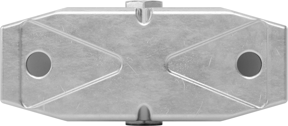 T-Yivli Çerçeve Tekerleği, Rigid, 1,5" ve 40 mm Yüksek Ray için, 4" Poliüretan Tekerlek
