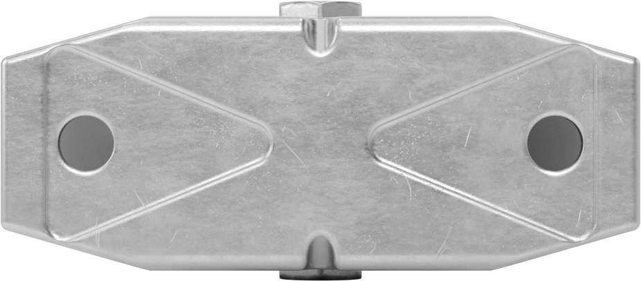 T-Yivli Çerçeve Tekerleği, Rigid, 45 mm Yüksekliğinde Tek Ray için, 4" Poliüretan Tekerlek