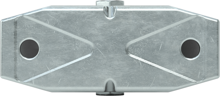 T-Yivli Çerçeve Tekerleği, Rigid, 1" Yükseklikli Tek Ray için, 4 inç Lastik Tekerlek