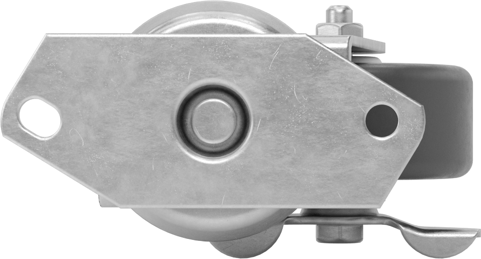 T-Yivli Çerçeve Tekerleği, Kolay Rulo, Döner, 1,5" ve 40 mm Yüksek Ray, 240 lb. Kapasite
