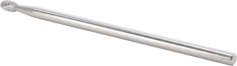 1/8" Çaplı Şaftlı Ekstra Uzun Frez, Oval, Anma Numarası SE-41L3, Çift Kesimli Diş