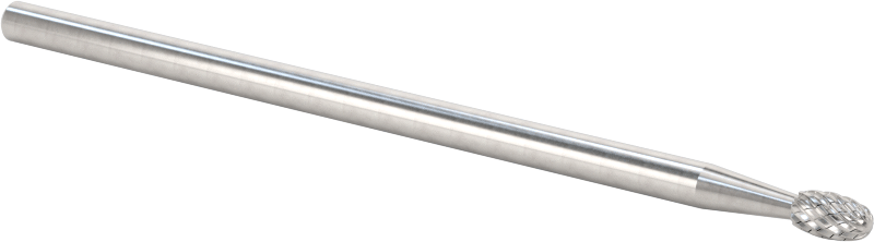 1/8" Çaplı Şaftlı Ekstra Uzun Frez, Oval, Anma Numarası SE-41L3, Çift Kesimli Diş