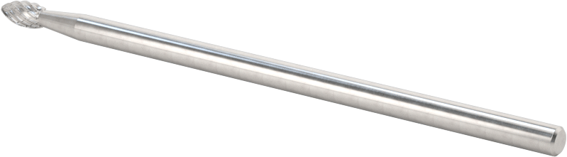 1/8" Çaplı Şaftlı Ekstra Uzun Frez, Alev, Anma Numarası SH-41L3, Çift Kesimli Diş