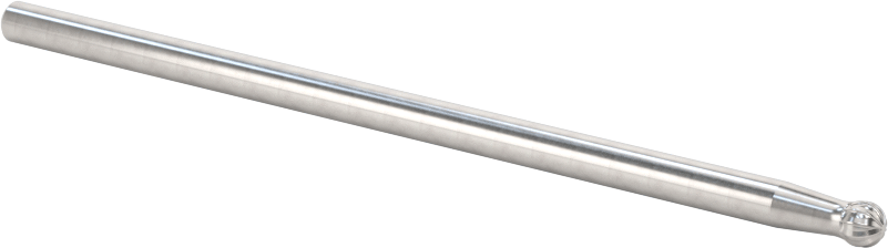 1/8" Çaplı Şaftlı Ekstra Uzun Frez, Bilye, Anma Numarası SD-42L3, Tek Kesimli Diş