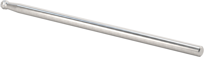 1/8" Çaplı Şaftlı Ekstra Uzun Frez, Bilye, Anma Numarası SD-42L3, Tek Kesimli Diş