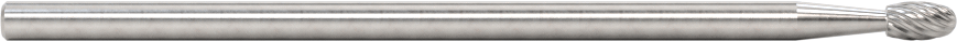 1/8" Çaplı Şaftlı Ekstra Uzun Frez, Oval, Anma Numarası SE-41L3, Tek Kesimli Diş