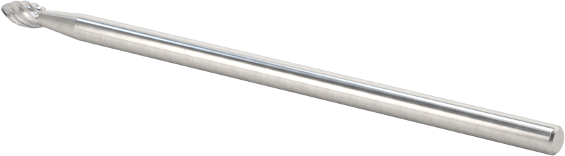 1/8" Çaplı Şaftlı Ekstra Uzun Frez, Alev, Anma Numarası SH-41L3, Tek Kesimli Diş