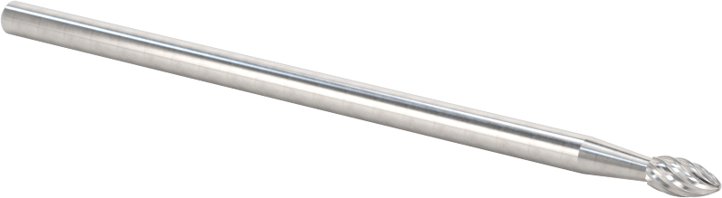 1/8" Çaplı Şaftlı Ekstra Uzun Frez, Alev, Anma Numarası SH-41L3, Tek Kesimli Diş