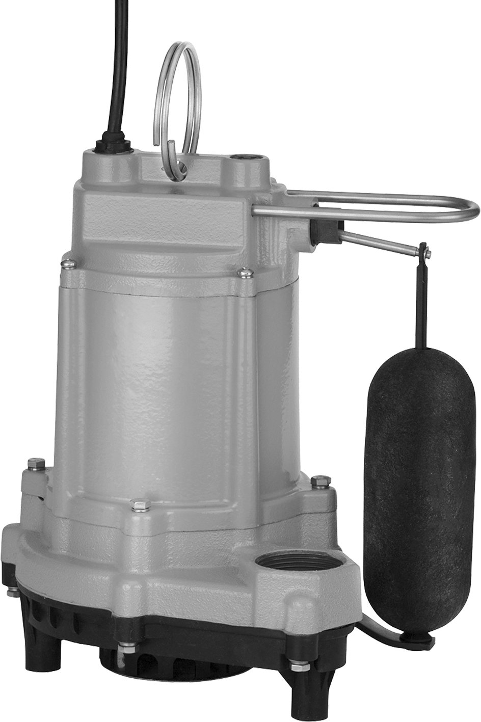 Küçük Katı Maddeler İçeren Su için Karter Pompası, Şamandıralı Anahtarlı, 1/3 hp, 10 Fit Kablo ile Fiş