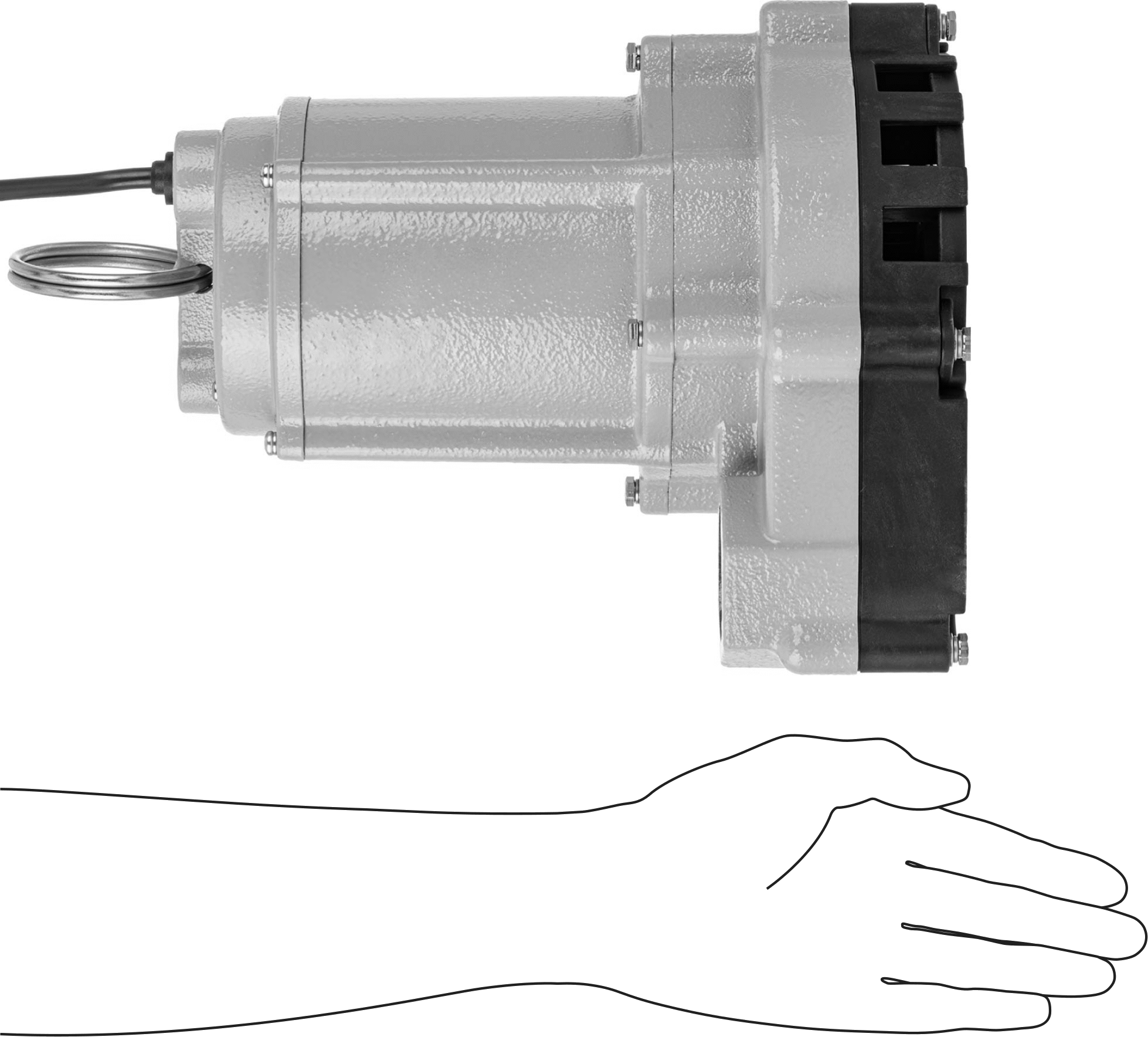 Küçük Katı Maddeler İçeren Su için Karter Pompası, Yüksek Akışlı, Anahtar Olmadan, 120V AC, 2/5 hp