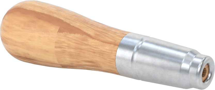 Takmalı Tutamak, 6“ ila 8” Uzunlukta Törpü için, 4-1/2" Uzunluk, Ahşap