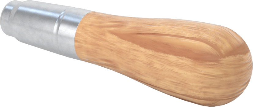 Takmalı Tutamak, 6“ ila 8” Uzunlukta Törpü için, 4-1/2" Uzunluk, Ahşap