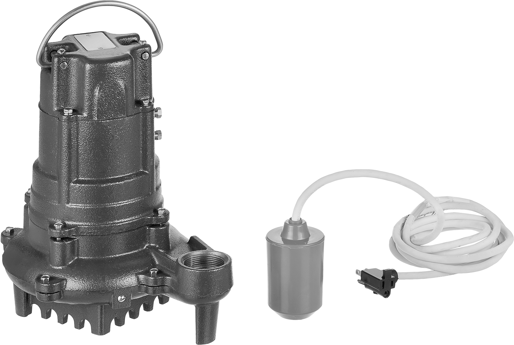 Katı Maddeler İçeren Su için Yüksek Sıcaklık Karter Pompası, Şamandıralı Anahtarlı, 1/2 hp