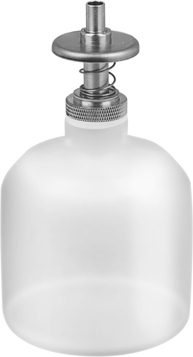Yanıcı Sıvılar için Bas-Doldur Şişesi, 8 FL oz Kapasite, Yarı Şeffaf