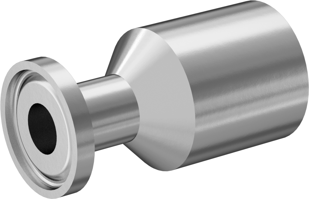 Yüksek Parlaklıkta Hızlı Sıkıştırmalı Sıhhi Boru Bağlantı Elemanı, 1/2" Boru Dış Çapı x 1/2 NPT Dişi için 304 Paslanmaz Çelik Adaptör