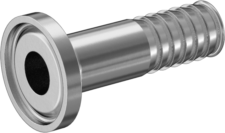 Yüksek Parlaklıkta Hızlı Sıkıştırmalı Sıhhi Boru Bağlantı Elemanı, 1/2" Boru için 304 Paslanmaz Çelik Adaptör, 1/2" Hortum İç Çapı için