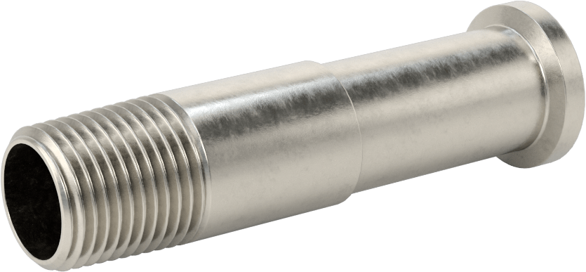 Yüksek Parlaklıkta Hızlı Sıkıştırmalı Sıhhi Boru Bağlantı Elemanı, 3/4" Boru Dış Çapı x 1/2 BSPT Erkek için Adaptör