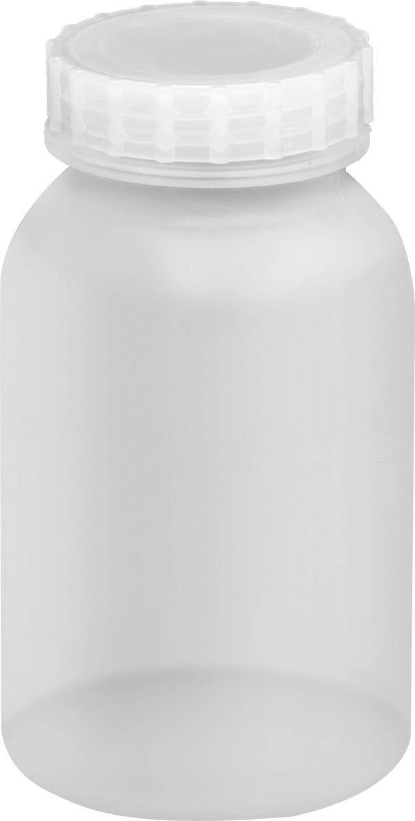 Yarı Şeffaf Polipropilen Plastik Kavanoz, 32 FL oz/950 ml Kapasite, 4" Çap
