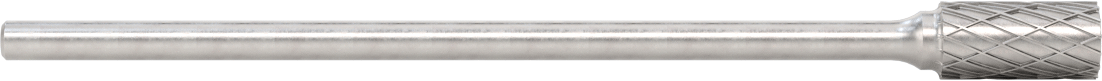 1/4" Çaplı Şaftlı Ekstra Uzun Frez, Düz Silindir, Ticaret No. SA-5L6, Çift Kesimli Diş