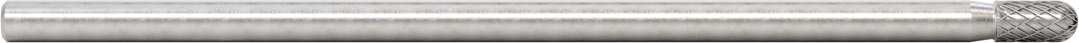 1/4" Çaplı Şaftlı Ekstra Uzun Frez, Yuvarlak Silindir, Ticaret No. SC-1L6, Çift Kesimli Diş