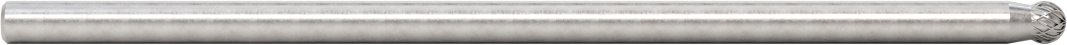 1/4" Çaplı Şaftlı Ekstra Uzun Frez, Bilye, Ticaret No. SD-1L6, Çift Kesimli Diş