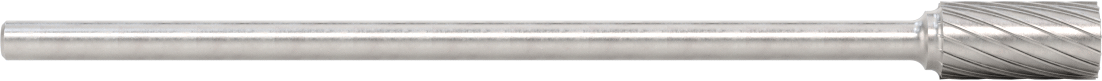 1/4" Çaplı Şaftlı Ekstra Uzun Frez, Düz Silindir, Ticaret No. SA-5L6, Tek Kesimli Diş