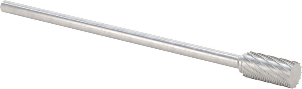 1/4" Çaplı Şaftlı Ekstra Uzun Frez, Düz Silindir, Ticaret No. SA-5L6, Tek Kesimli Diş