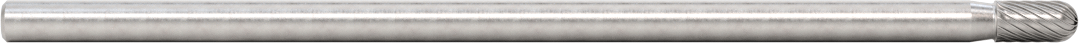 1/4" Çaplı Şaftlı Ekstra Uzun Frez, Yuvarlak Silindir, Ticaret No. SC-1L6, Tek Kesimli Diş