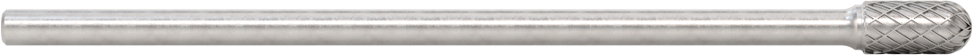 1/4" Çaplı Şaftlı Ekstra Uzun Frez, Yuvarlak Silindir, Ticaret No. SC-3L6, Tek Kesimli Diş