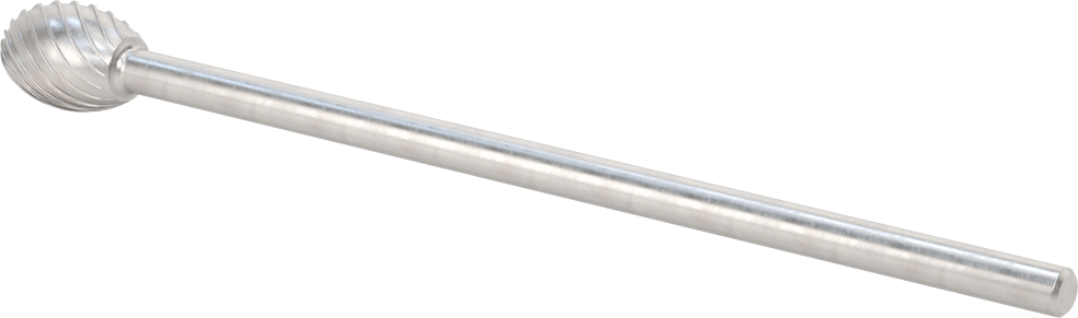 1/4" Çaplı Şaftlı Ekstra Uzun Frez, Oval, Ticaret No. SE-5L6, Tek Kesimli Diş