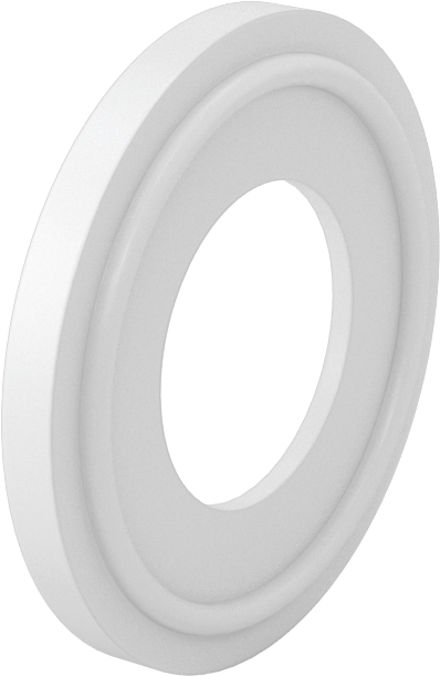 Ultra Kimyasal Dirençli PTFE Plastik Conta, Hızlı Kelepçeli Bağlantı Elemanları için, 26 mm Boru Dış Çapı için