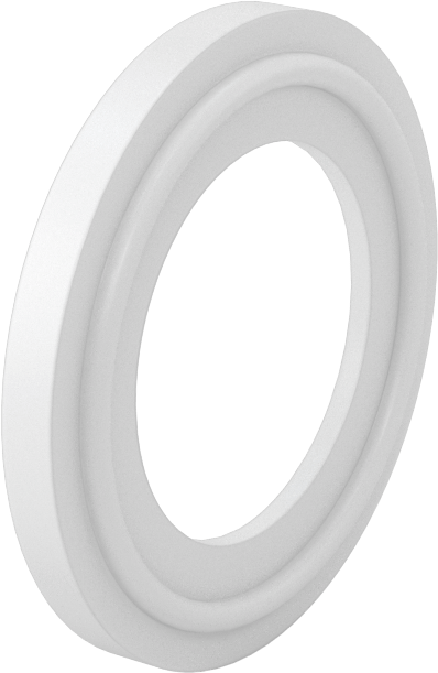 Ultra Kimyasal Dirençli PTFE Plastik Conta, Hızlı Kelepçeli Bağlantı Elemanları için, 32 mm boru dış çapı için
