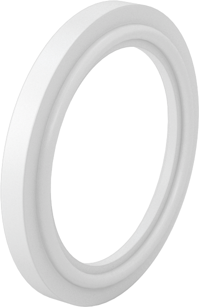 Ultra Kimyasal Dirençli PTFE Plastik Conta, Hızlı Kelepçeli Bağlantı Elemanları için, 38 mm Boru Dış Çapı için