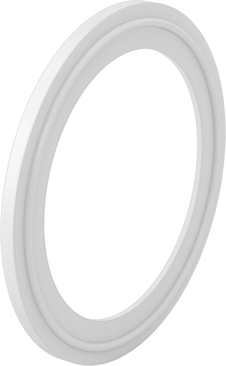 Ultra Kimyasal Dirençli PTFE Plastik Conta, Hızlı Kelepçeli Bağlantı Elemanları için, 81 mm Boru Dış Çapı için