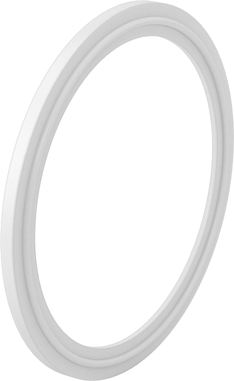 Ultra Kimyasal Dirençli PTFE Plastik Conta, Hızlı Kelepçeli Bağlantı Elemanları için, 100 mm Boru Dış Çapı için
