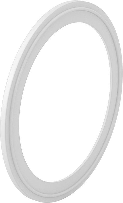 Ultra Kimyasal Dirençli PTFE Plastik Conta, Hızlı Kelepçeli Bağlantı Elemanları için, 125 mm Dış Çaplı Boru için