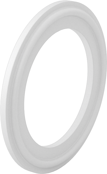 Ultra Kimyasal Dirençli PTFE Plastik Conta, 1-1/2" Boru Dış Çapı için