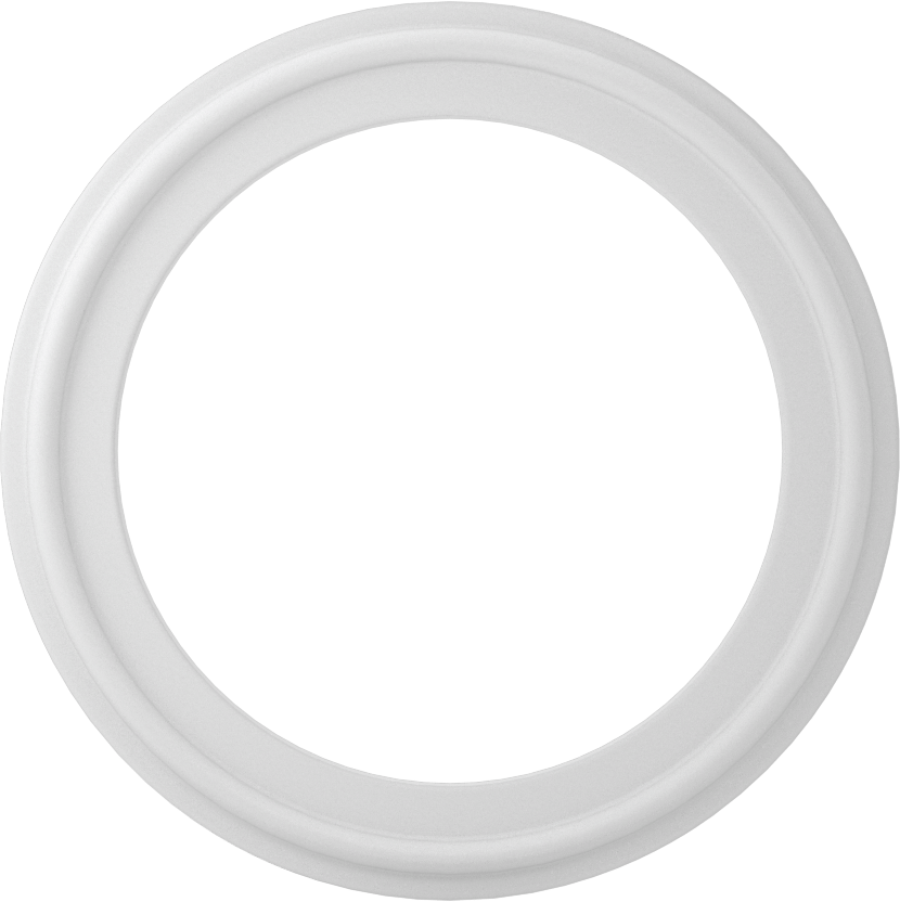 Ultra Kimyasal Dirençli PTFE Plastik Conta, 2 inç Boru Dış Çapı için