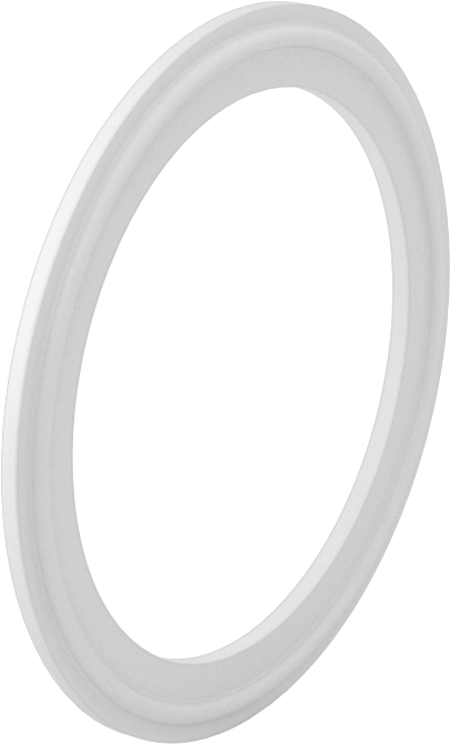 Ultra Kimyasal Dirençli PTFE Plastik Conta, 2-1/2" Boru Dış Çapı için